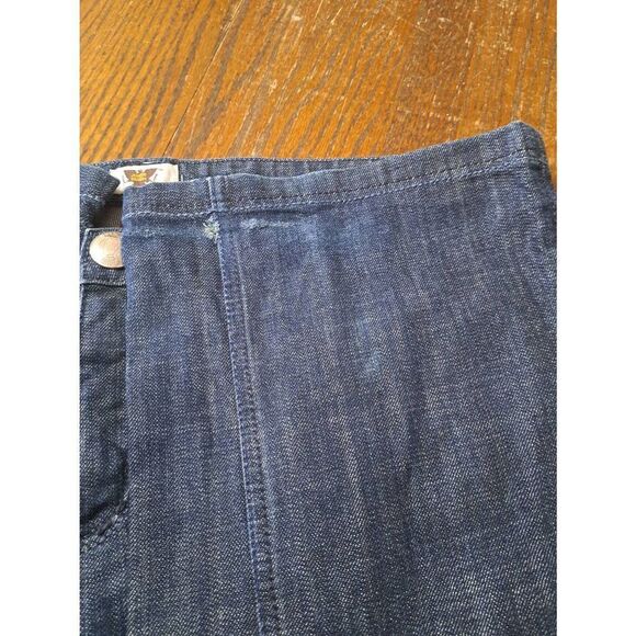 Vintage 40 Waist Antik Denim Streetwear Baggy Denim Blue Jeans Coin Button Fly - Picture 6 of 10